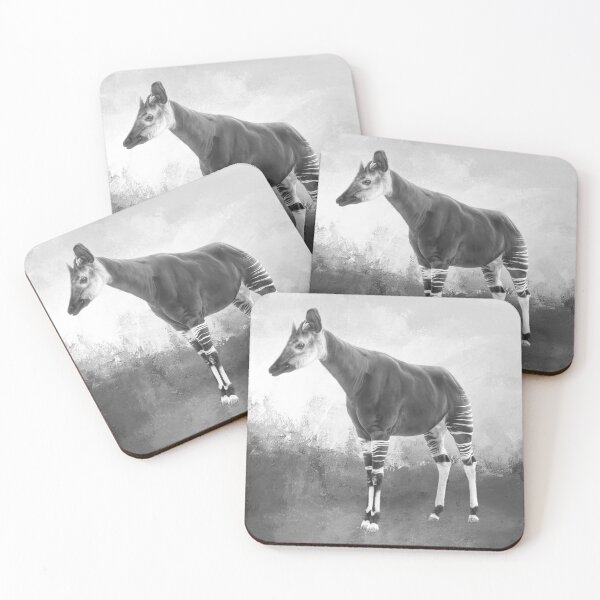 Item preview, Stunning Okapi BW designed and sold by Elisabeth Lucas.