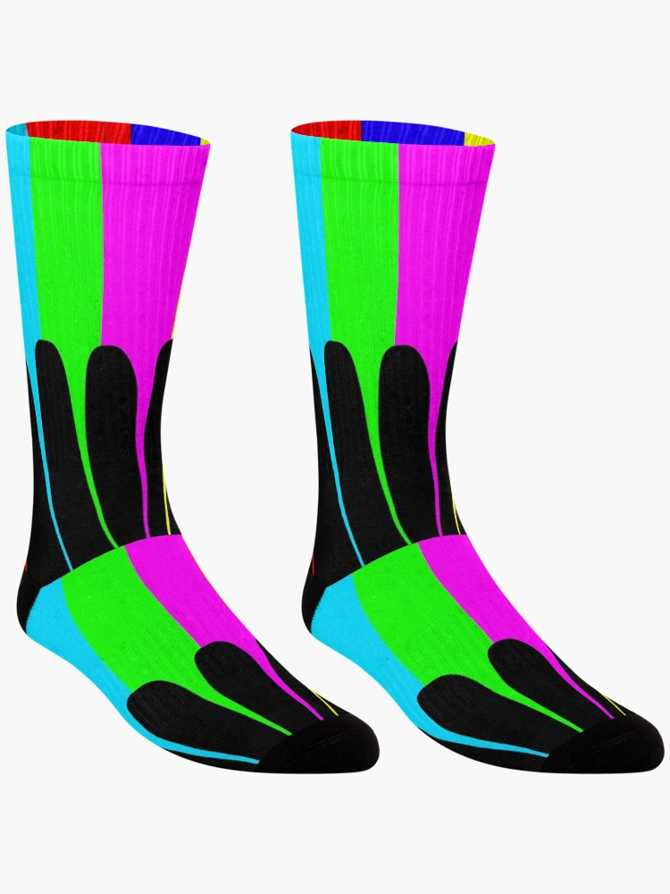 Thumbnail 3 of 5, Socks, Color bars melting designed and sold by RKSDesigns.