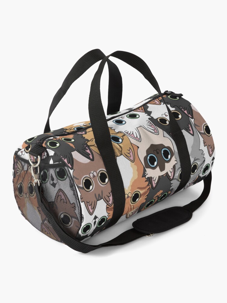 Alternate view of Lots of cats! Duffle Bag