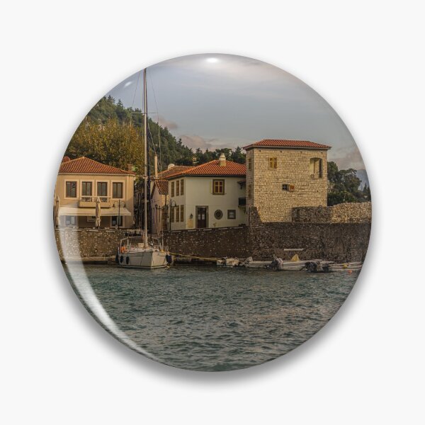 Item preview, Sailboat at Nafpaktos Fortress designed and sold by KensLensDesigns.