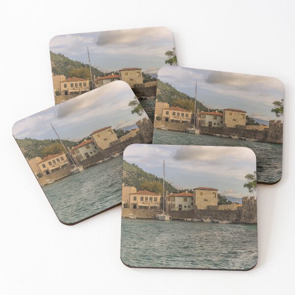 Item preview, Sailboat at Nafpaktos Fortress designed and sold by KensLensDesigns.