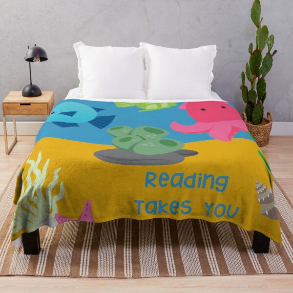 Item preview, Reading Takes You Anywhere Under the Sea designed and sold by Kirsten Uecker.