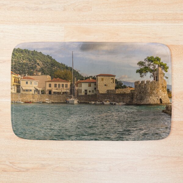 Item preview, Sailboat at Nafpaktos Fortress designed and sold by KensLensDesigns.