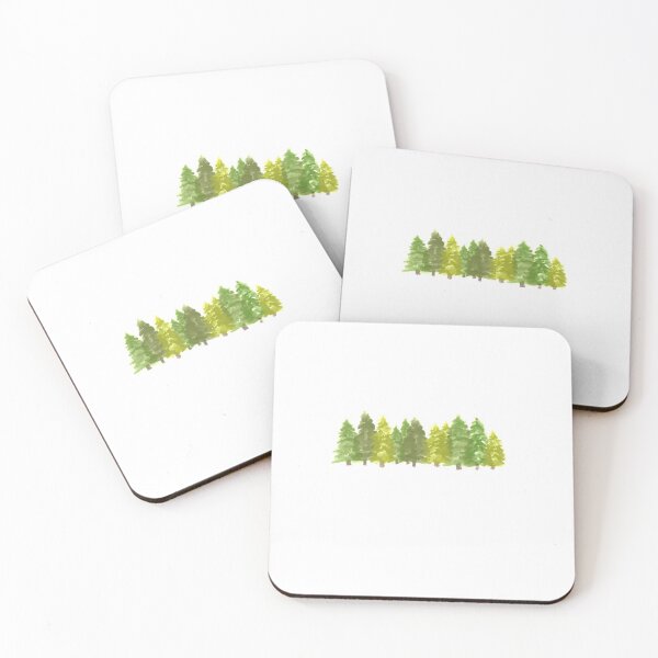 Item preview, Forest Trees Sticker designed and sold by balloonbreath.