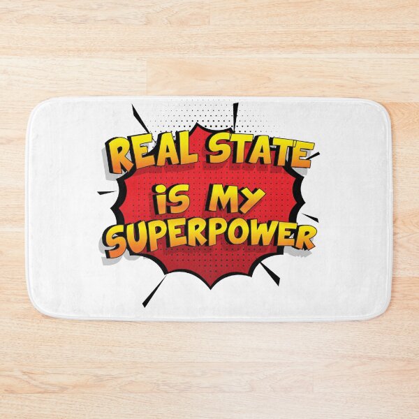 Item preview, Real State is my Superpower Funny Design Real State Gift designed and sold by Custom365.