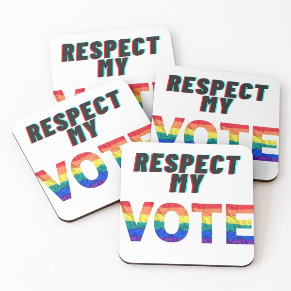 Item preview, Respect my Vote LGBT Shirt designed and sold by 30.Dec.
