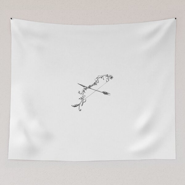 Item preview, Ornate Female Head Bow And Arrow designed and sold by greengoodnich.