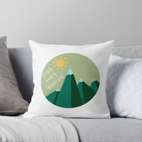 Item preview, Climb Every Mountain Sticker designed and sold by EuropaPrints.