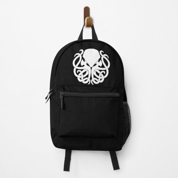 Cthulhu logo high quality black Backpack