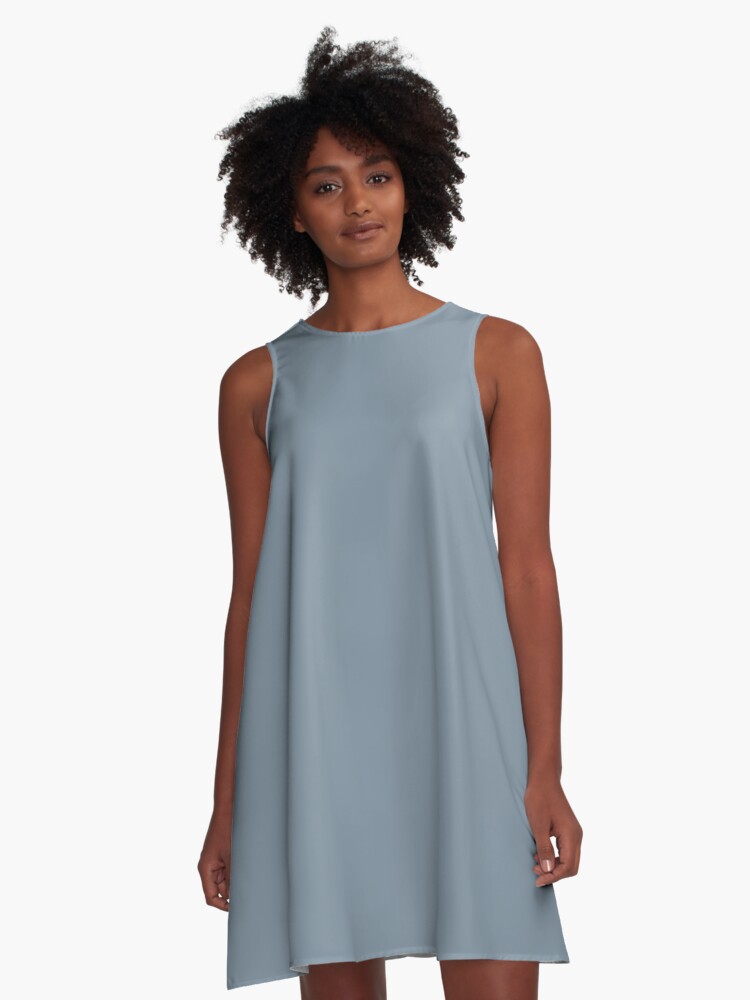 antique blue dress