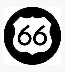 Route 66 Ideology Photographic Print