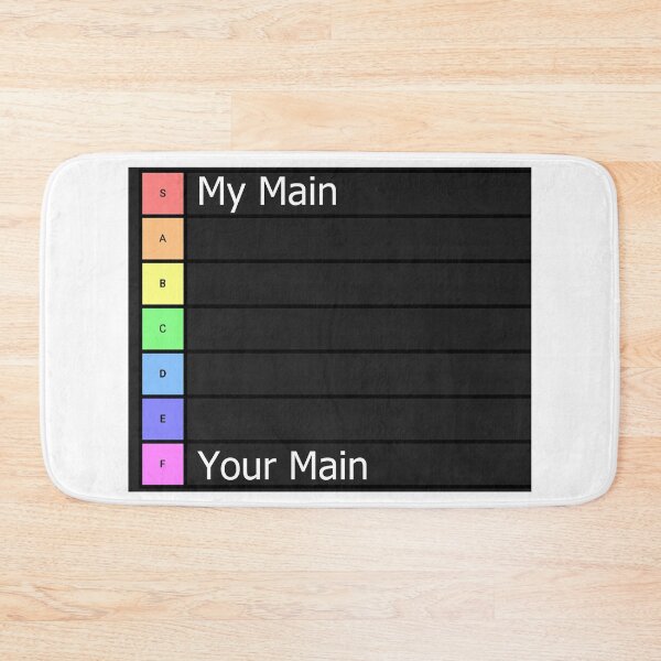 Item preview, My Tier List designed and sold by greenthunder256.