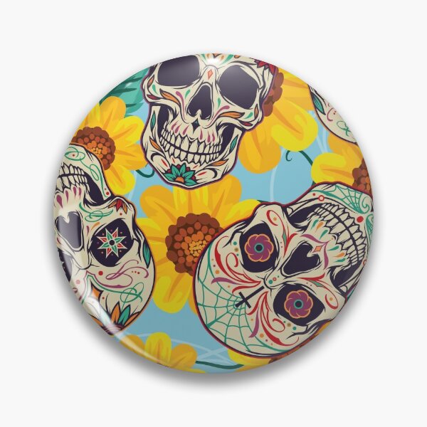 Item preview, Skull Sunflower Pattern  designed and sold by Boutique-Chic.