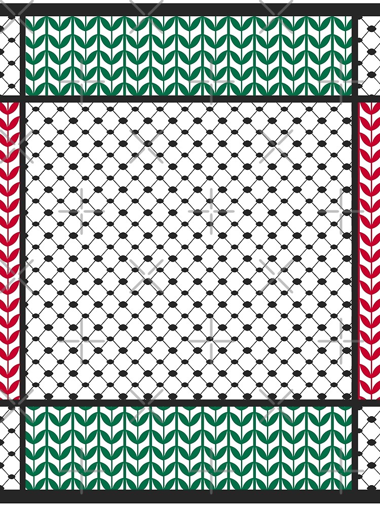 Palestinian Scarf pattern by Iin Wibisono