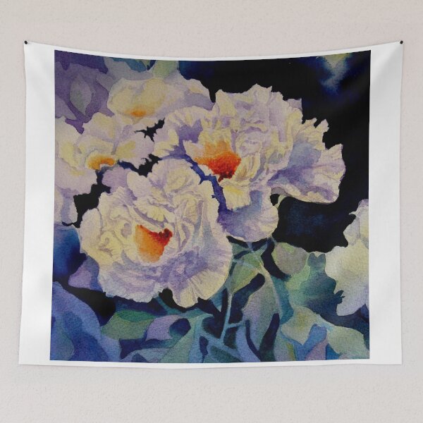 Item preview, moonlit peonies designed and sold by kelele.
