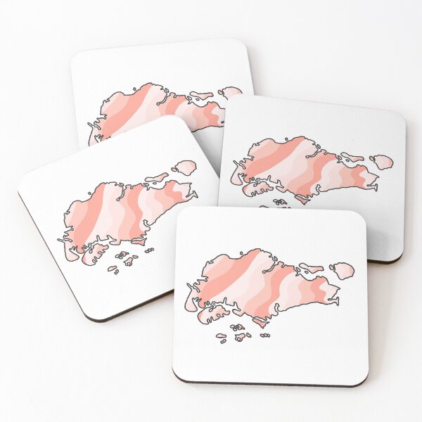Item preview, Singapore Pastel Pink  designed and sold by erinxswan.