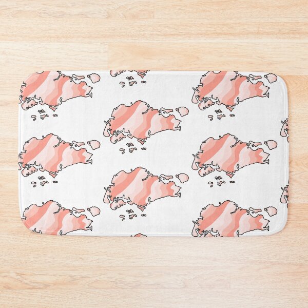 Item preview, Singapore Pastel Pink  designed and sold by erinxswan.