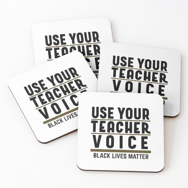 Item preview, Use your teacher voice black designed and sold by bumperapparels.