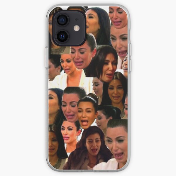 La camiseta del llanto de Kardashian Funda blanda para iPhone