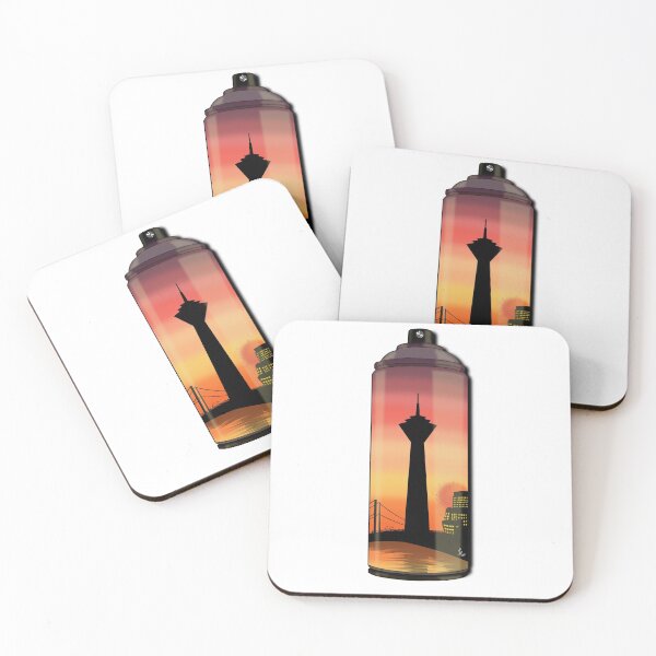 Item preview,  Cityscape on a Spraycan - Düsseldorf designed and sold by Ilya-pio-art.