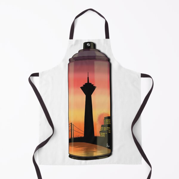Item preview, Cityscape on a Spraycan - Düsseldorf designed and sold by Ilya-pio-art.
