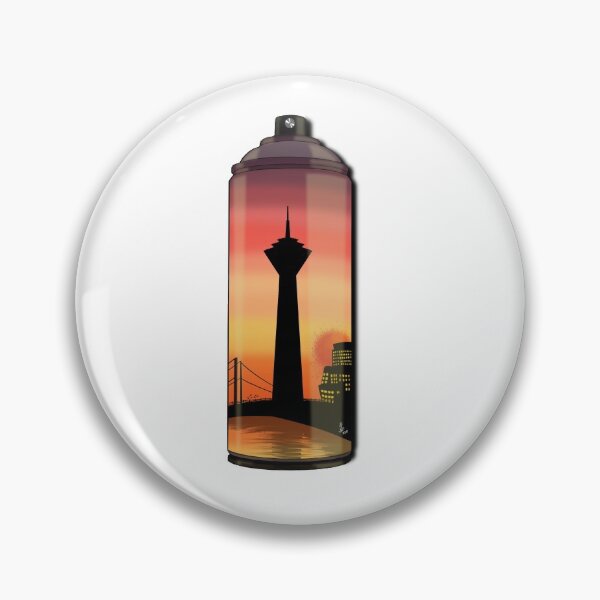 Item preview,  Cityscape on a Spraycan - Düsseldorf designed and sold by Ilya-pio-art.