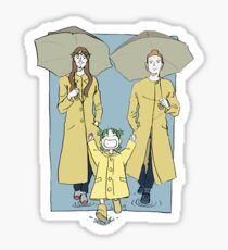 Jesus & Bouddha and Yotsuba Sticker