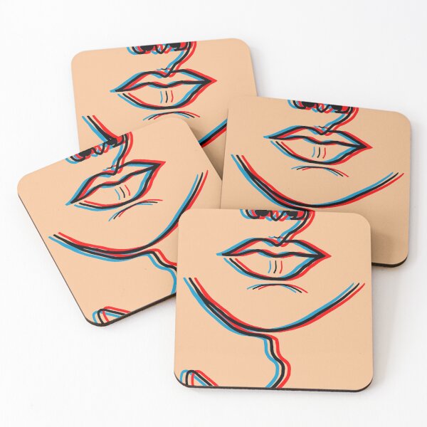 Item preview, Abstract Face Line Drawing designed and sold by sarakatami.