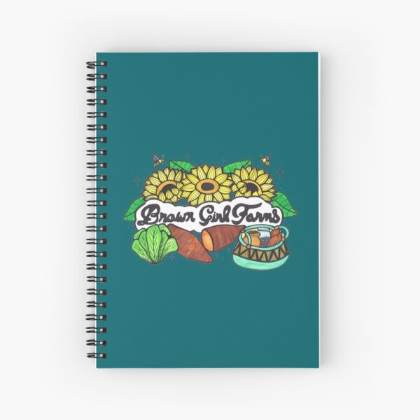 Brown Girl Farms Logo Spiral Notebook