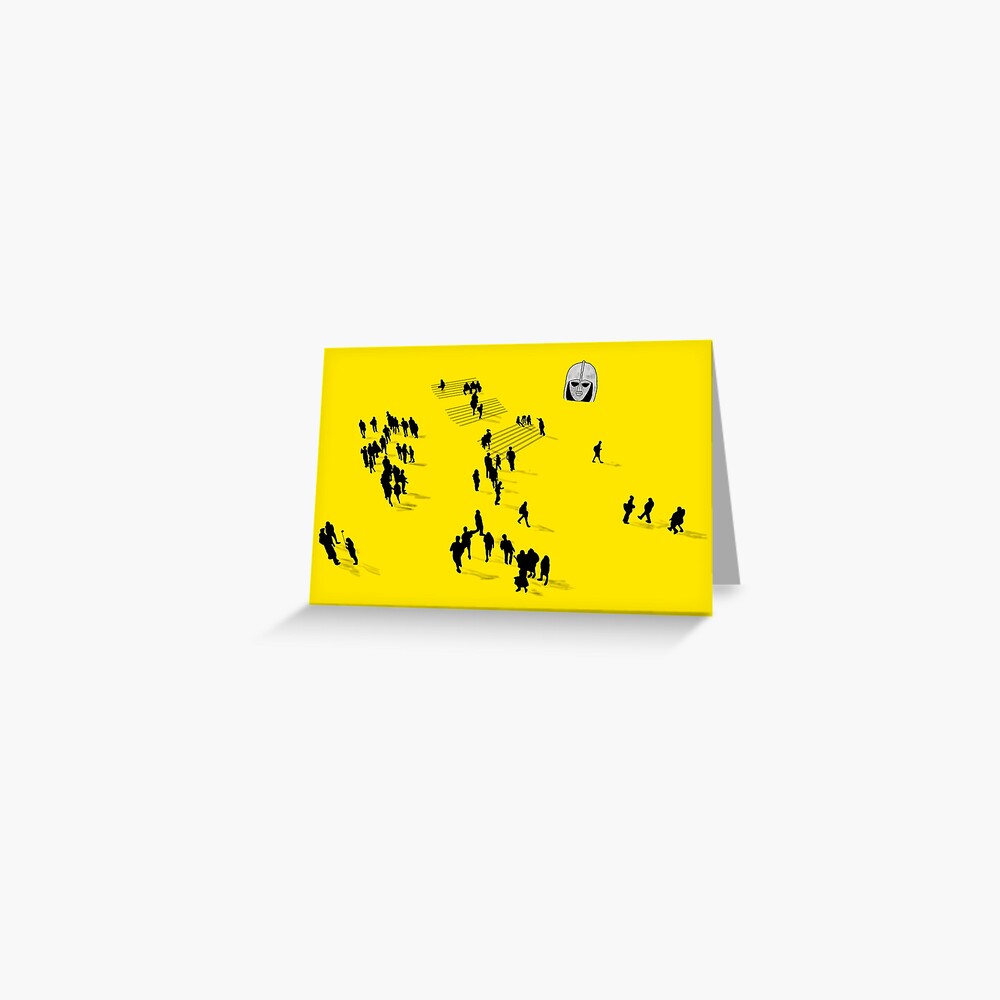 Ancestor looks on Greeting Card