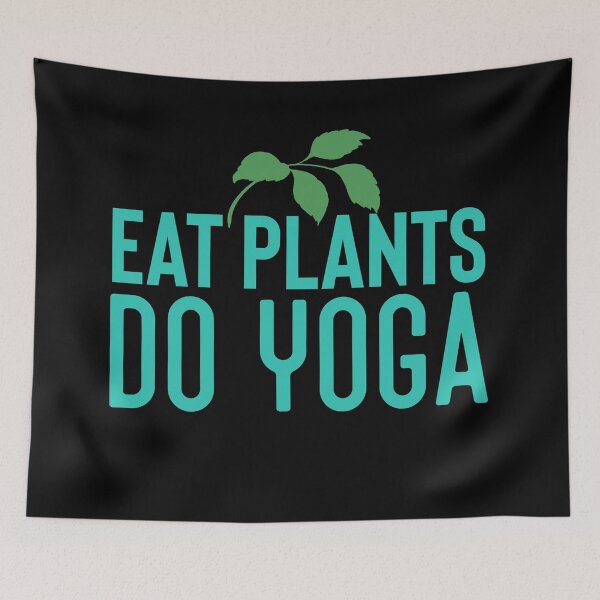 Item preview, Eat more plants do more yoga designed and sold by bumperapparels.