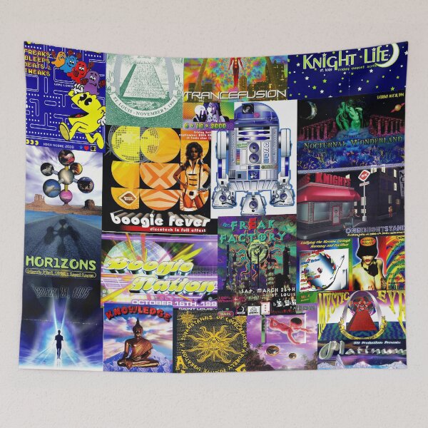 Item preview, 90's Rave Flyers designed and sold by kandycoded.