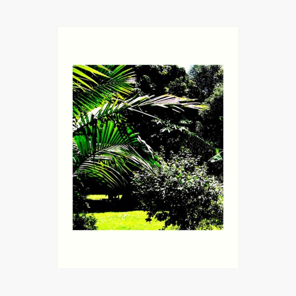 "The yard as i love green" Art Print