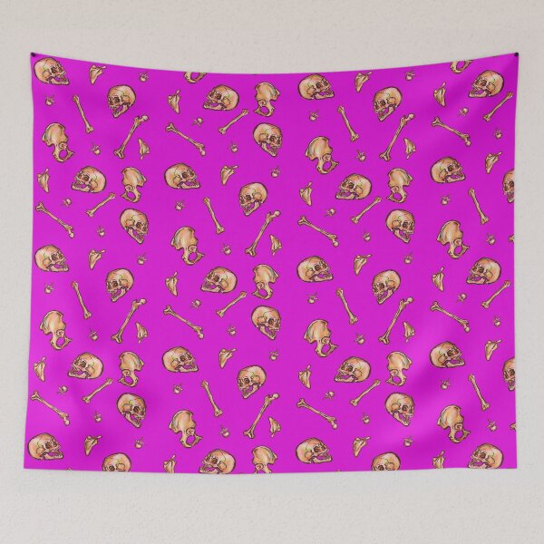 Item preview, Bones (Pink) designed and sold by Amber O'Hara.
