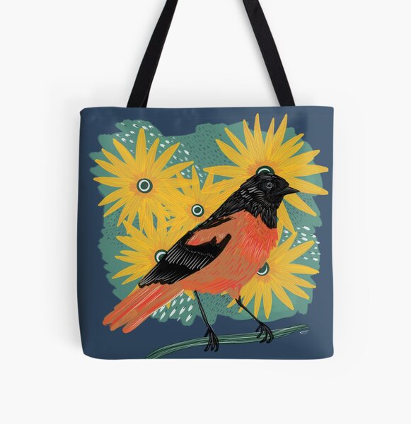 Item preview, Oriole + Black Eyed Susans  designed and sold by KKMart23.