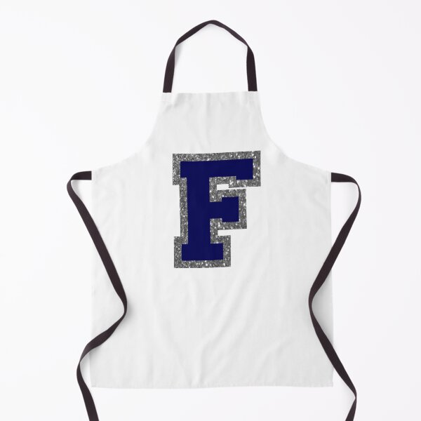 Item preview, silver and navy varsity letter F designed and sold by byleahwithlove.