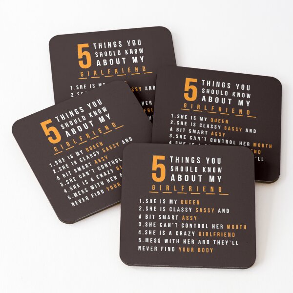 Item preview, 5 things you should know about my girlfriend designed and sold by Smart Side.
