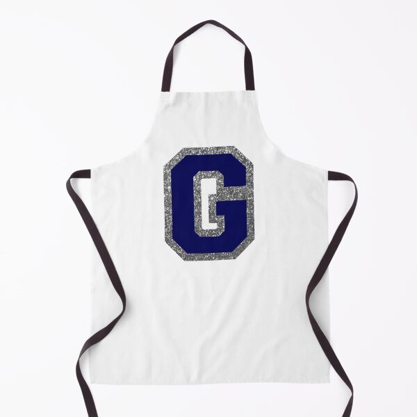 Item preview, silver and navy varsity letter G designed and sold by byleahwithlove.