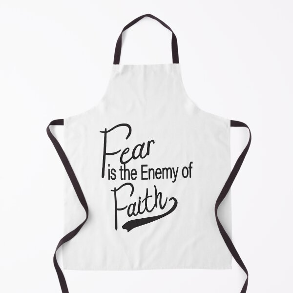 Item preview, Fear is the Enemy of Faith,inspirational quotes,saying shirts designed and sold by alikassi.