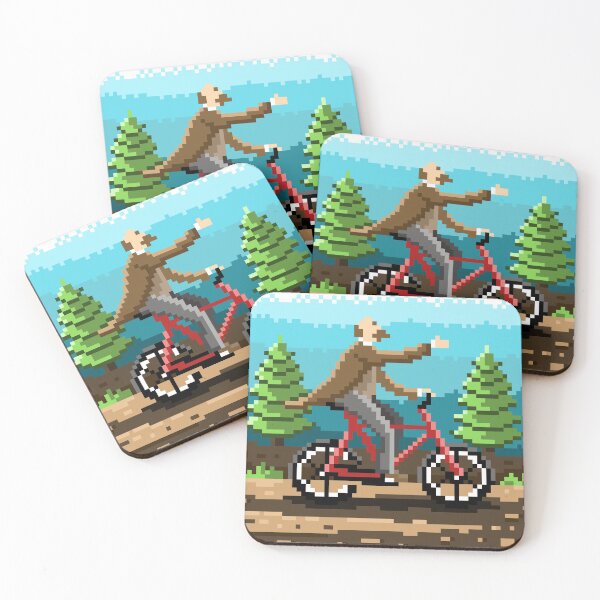 Item preview, Lenin on Bike . Pixel Art  designed and sold by Glucka.