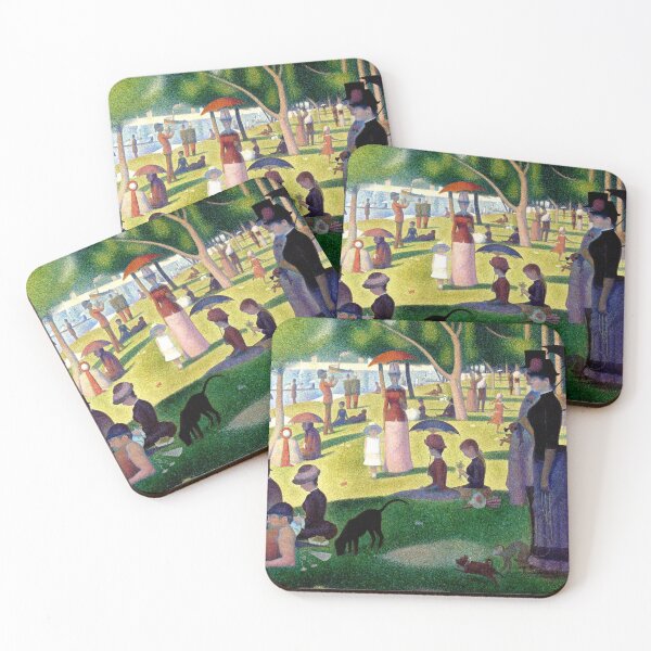 Item preview, Georges Seurat sunday in the park la grande jatte pointilist river Seine designed and sold by conceptDVS.