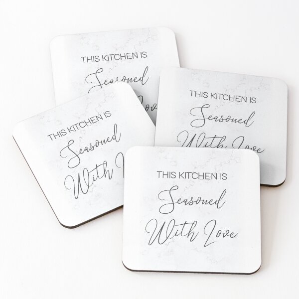 Item preview, This Kitchen Is Seasoned With Love Kitchen Print designed and sold by Imis Design Shop.