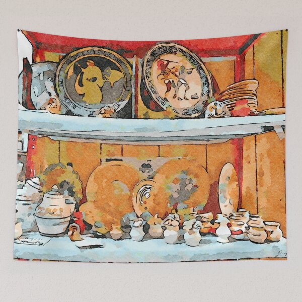 Item preview, Pottery on the shelf designed and sold by Giuseppe Cocco.