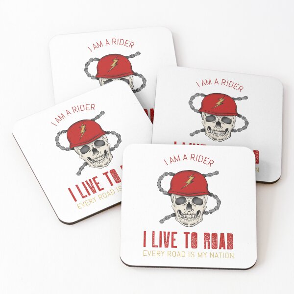 Item preview, I AM A RIDER | I LIVE TO ROAD | EVERY ROAD IS MY NATION  designed and sold by Ashalcheema.