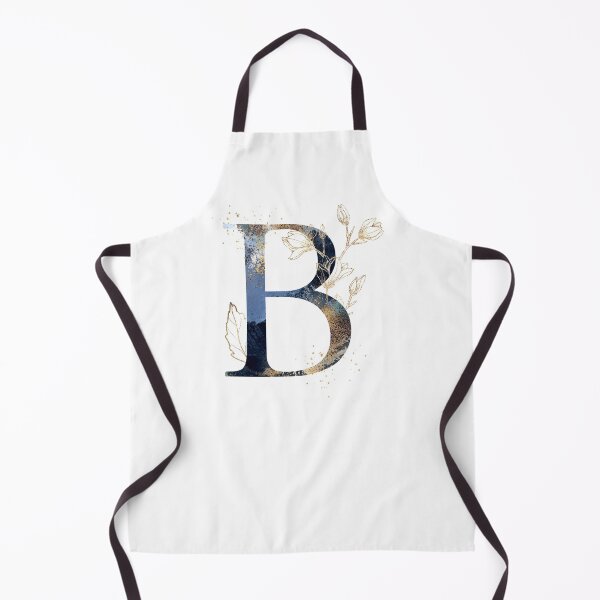 Item preview, Floral Initial Letter B, Monogram designed and sold by PinkLotusArt.