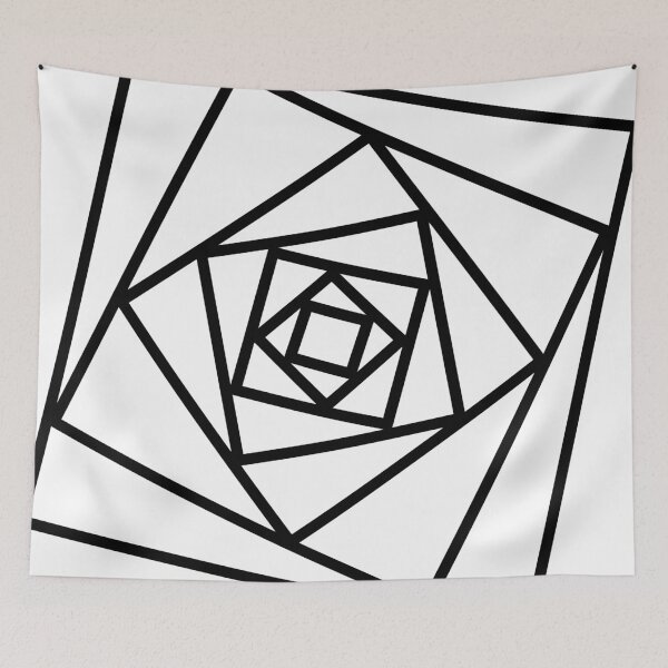 Item preview, Minimalist squares illusion designed and sold by BlueAnn.