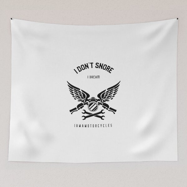 Item preview, I DON'T SNORE | I DREAM | I AM A MOTORCYCLES  designed and sold by Ashalcheema.