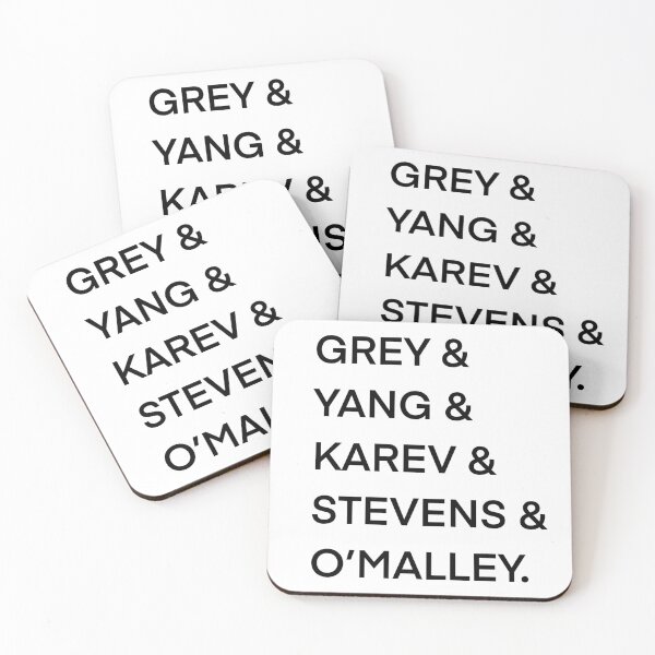 Item preview, Grey & yang & karev & Stevens & O’Malley  designed and sold by michalsaitowitz.