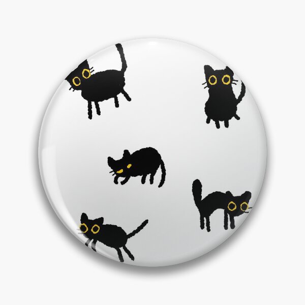 Item preview, smol black cats designed and sold by girlwhoplants.