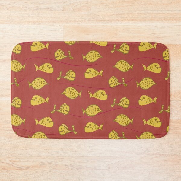 Item preview, yellow fish characters designed and sold by rysunki-malunki.